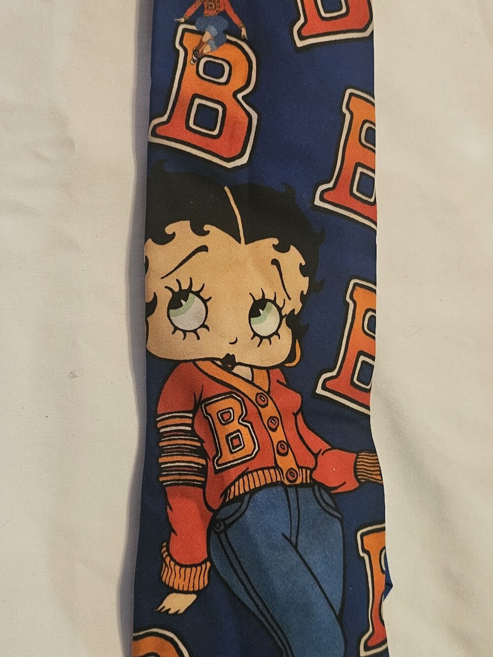 Ralph Marlin Betty Boop Kids Tie in Blue, Orange, Black